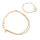 thumbnail image 1 of Pulsera elegante, pulsera con hebilla, pulsera de diamantes de imitación de moda para mujer, pulsera de aleación, tecnología de vanguardia, 1 of 8