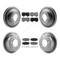 thumbnail image 1 of Transit Auto Front Rear Coated Disc Brake Rotors and Semi-Metallic Pads Kit for Car Toyota Tundra Sequoia Lexus LX570 Land Cruiser KGS-100984, 1 of 11