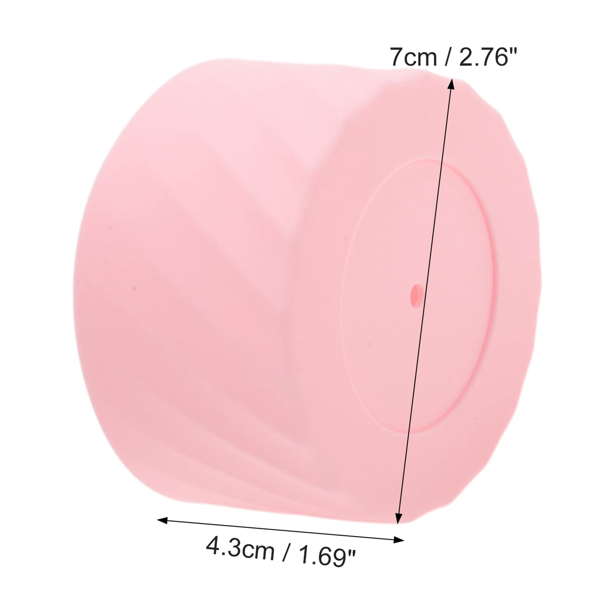 Unique Bargains 1Pc Protective Spiral Pattern Water Bottle Cover Pink