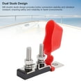 thumbnail image 4 of Battery Terminal Block Kit MRBF Block with Single 5/16" M8 Stud Marine Rated and Waterproof Cap for Boat Truck RV and Construction Vehicles, 4 of 7