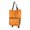 Orange, variant on Yesbay Folding Shopping Cart Trolley Bag with Wheels Foldable Design Waterproof Shopping Bag Portable Hand-Pulling Grocery Bag