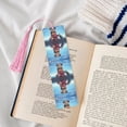 thumbnail image 4 of Kdxio Elephant Sits Print Metal Tassel Bookmarks,Perfect Gift for Art Lovers and Bookworms Metal Bookmarks for Women, 4 of 8