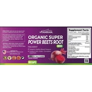 Beets Root Capsules 8000mg - Nitric Oxide Booster, Circulation & Heart Health Support, 60 Capsules