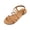 Brown, variant on Womens Strappy Sandals Flat Crisscross Straps Elastic Casual Shoes for Spring Summer Beach Walking Comfortable Sandals