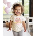 thumbnail image 2 of Young Wild Three Retro Rainbow Adorable 3rd Birthday Shirt for Infant Baby Toddler Girl Third Birthday Outfit Natural Shirt 5-6, 2 of 6