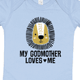 thumbnail image 4 of Inktastic My Godmother Loves Me Godson Lion Boys Baby Bodysuit, 4 of 5