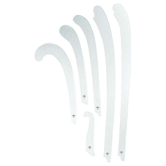 ALVIN SC66A Ship Curve Set - 6-Piece Fabricated Design for Accurate Ship Modeling and Drafting