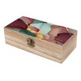 thumbnail image 6 of 7.9×2.3 In Wooden Boxes Durable Easy To Use Dustproof Prevent Slippery Delicate And Cabinet Deep Reddish-brown Green Golden Marble, 6 of 8