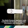 thumbnail image 4 of Safety 1st Multi-Purpose Appliance Lock (2pk), White, 4 of 14