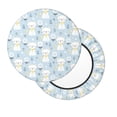 thumbnail image 3 of Goofa Cute Cat Printed Stool Covers Round, Waterproof Round Bar Stool Covers Anti-Slip Round Bar Stool Seat Cover with Elastic Bands Durable -, 3 of 7