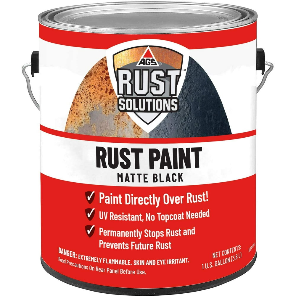 Rs Matte Black Rust Paint Gallon