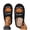Black, variant on Halloween Slipper for Women Men Cozy Plush House Shoes with Soft Lining Open Back Indoor Mule Slides Anti Slip Home Shoes for Fall Winter Harvest Season White 9-9.5
