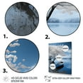 thumbnail image 3 of Designart "Silent Waters of a White Lake I" Cottage Canvas Print, 3 of 5