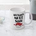 thumbnail image 5 of CafePress - All I Want Is More Sushi Mugs - 20 Oz White Ceramic Mega Mug, 5 of 5