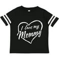 thumbnail image 3 of Inktastic I Love My Mommy in White Chalk Heart Boys or Girls Toddler T-Shirt, 3 of 5