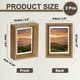 thumbnail image 2 of Uxcell 2Pcs Marco Flotante, Marcos de Fotos de Madera de 5x4 Pulgadas para Flores Presionadas, de Pie y Colgando, Madera Natural, 2 of 6