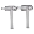 thumbnail image 4 of Colaxi 2 Pieces Weightlifting Wrist Straps with Double D Rings for Gym Bodybuilding Gray, 4 of 7