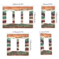 thumbnail image 2 of Yayeee Rocker Switch Wall Plate 3-Gang 6.5"x4.6" Home Decorative Outlet Cover, Artistic Desert Waves, 2 of 6