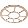 thumbnail image 2 of Ekena Millwork 20"OD x 7 1/4"ID x 1/4"T Grace Wood Fretwork Pierced Ceiling Medallion, Alder, 2 of 3