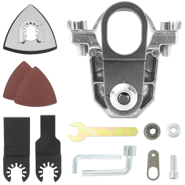 Muyoka Adaptador de máquina de corte y ranurado, amoladora angular eléctrica, Kit de cabezal de conversión de cambio rápido, Kit de herramientas de carpintería para carpintero para modelo 100 Muyoka Hogar
