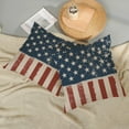 thumbnail image 5 of 4th of July Pillow Covers 18x18 Set Of 2 Independence Day Red Blue Stripes Stars Throw Pillow Covers Outdoor USA Memorial Day Vintage Patriotic Pillowcase Farmhouse Cushion Cover For Sofa Couch, 5 of 6