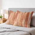 thumbnail image 6 of Pillow Covers 18x18 Set of 2, Orange Beige Ombre Square Throw Pillow Covers for Couch/Sofa/Living Room, Modern Abstract Art Oil Painting Decorative Soft Pillowcases for Couch Throw Pillows, 6 of 9