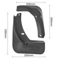 thumbnail image 4 of Qiaoxi Car Mud Flaps Splash Guards Replacement, All-weather Wheel Mudguards Mudflaps Accessories, Compatible For Golf 7 2014, Front & Rear Side 4 Pieces Set, 4 of 8