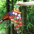 thumbnail image 3 of RYRDWP Animal Oiseau Suspendu Bâtiment Multicolore Jouet Pendentif Mâcher Jouet, 3 of 8