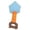 B006- Color F, variant on Interactive Dog Toys, Oral Chew Toys for Dogs, Pet Oral Toys, Small Dog Chew Toys, 7X3.5X1 Inch Brown Handle Lightning Pattern Plush Model Toys Soft Enough for Puppy Gums, Tear
