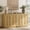 Oak, variant on HOMOOI 2-in-1 Sideboard Buffet Cabinet with Cabinets and Adjustable Shelves,Boho 63" Heavy-Duty Wood Coffee Bar Cabinet,Modern Console Table for Kitchen, Dining Room, Living Room,White