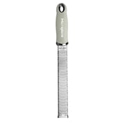 Microplane Premium Classic Zester and Grater with Soft Touch Handle in Sage Green - Dishwasher Safe, USA Made Stainless Steel Blade