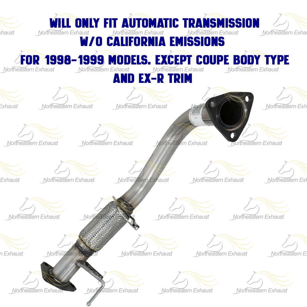 Northeastern Exhaust Front Flex Pipe Fits 1998-2002 Honda Accord 2.3L - Direct Fit | Stainless Steel
