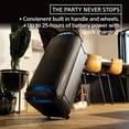 thumbnail image 4 of Sony SRS-XV800 X-Series Wireless Portable Bluetooth Karaoke Party Speaker(Black), 4 of 5