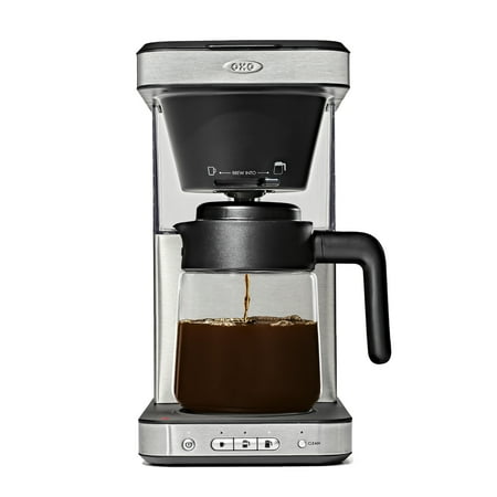 OXO Brew 8-Cup Coffee Maker with Podless Single-Serve and Glass Carafe