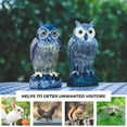 thumbnail image 3 of Owl Decoys to Scare Birds Away Plastic Owls Statue for Garden & Outdoors by Galashield, 2 Pack, 3 of 8