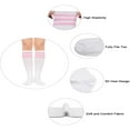 thumbnail image 4 of Zando Women's Knee High Socks Athletic Thin Stripes Tube Socks High Stockings Outdoor Sport Socks, 4 of 4