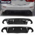 thumbnail image 4 of Diffuseur de Pare-Chocs Arrière, Couverture de Modification de Spoiler pour Infiniti Q50 Standard 2014 2015 2016 2017, 4 of 7