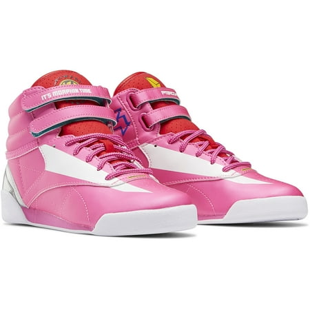 

Girls Reebok F/S HI Shoe Size: 1.5 Charged Pink - White - Vector Red Fashion Sneakers