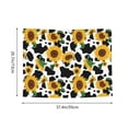 thumbnail image 4 of Cute Cow Print Sunflower D Tapestry for Bedroom - Tapestry Wall Hanging Wall Tapestry for Dorm Wall Decor Home Decoration , Aesthetic Funny Tapestry 29 x 37in, 4 of 5
