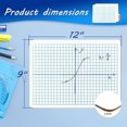 thumbnail image 4 of 10 Pack XY Axis Graph Whiteboard 9''×12‘’ Coordinate Plane Dry Erase Board for Teacher Math Classroom Must Haves, Grid Small Dry Erase White Boards for Students School Supplies, 4 of 7