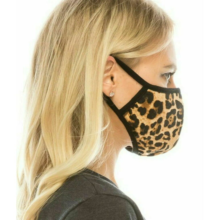 Face Mouth Nose Mask Cover Protection Reusable Cotton Blend Five Layer  Filter Included Adjustable One Size Unisex Baby Face Design