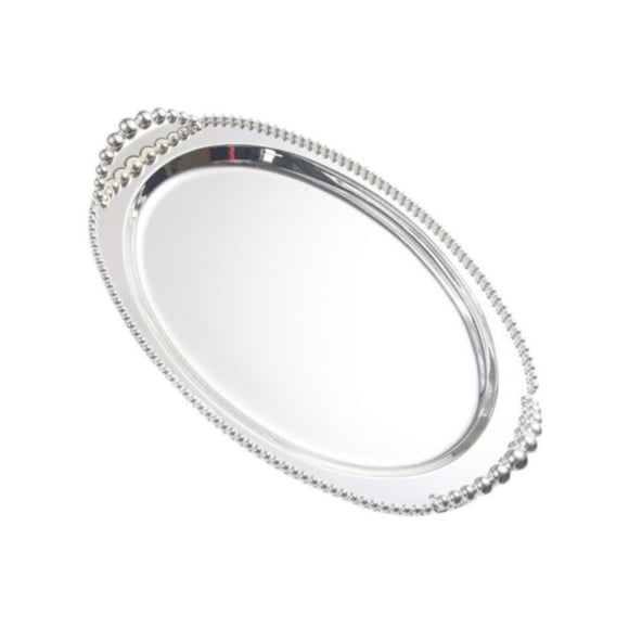 Lipstore Decorative Mirror Tray Fruit Plate Serving Tray for Bedroom Dining Room Home
