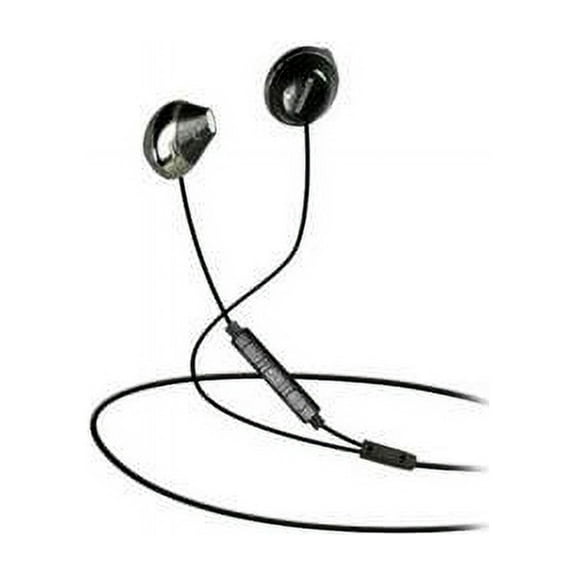 Magnavox MHP4858-BK In-Ear Earbuds with Microphone and Remote Control - Black
