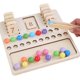 thumbnail image 2 of Juguete de aprendizaje de matemáticas para niños, juego educativo Montessori, tablero de conteo, cuentas de madera, juguetes educativos para niños, 2 of 5
