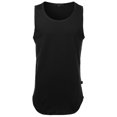 thumbnail image 1 of FashionOutfit Men's Basic Solid Cotton Longline Tank Tops, 1 of 3
