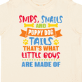 thumbnail image 4 of Inktastic Snips Snails and Puppy Dog Tails That's What Little Boys Boys Toddler T-Shirt, 4 of 5