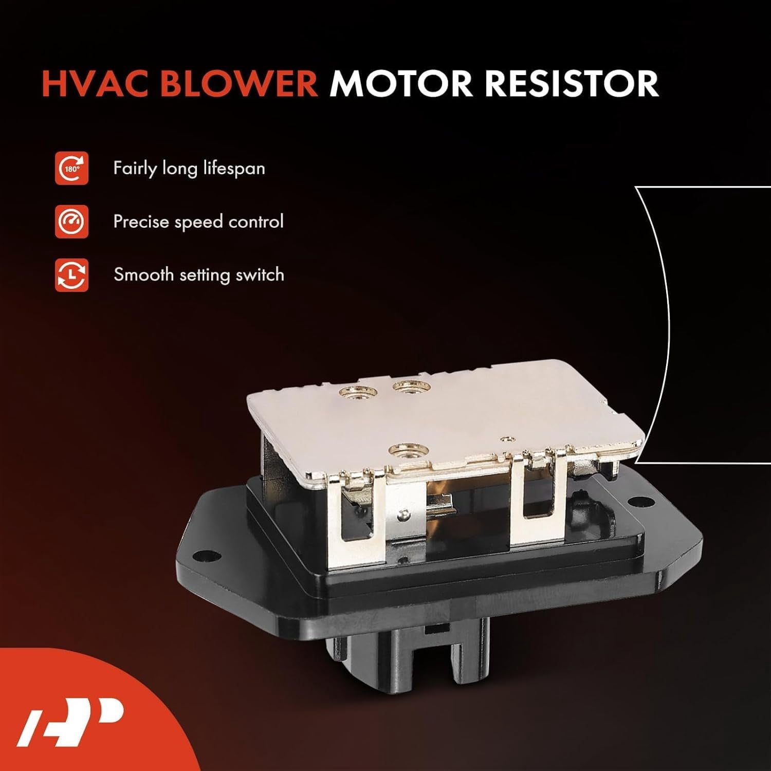 A-Premium HVAC Blower Motor Resistor Compatible with Jeep JK Series Wrangler 2007 2008 2009 2010, 3.8L
