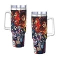 thumbnail image 3 of 40oz Demon Slayer Ice Bully With Handl Large Capacity Double Wall Stainless Steel Insulated Leak Proof Ice Bully Cup Coffee Cup Mug For Travel Gym Home Outdoor, 3 of 8