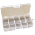 thumbnail image 1 of 10-Slot Jewelry Rings Ear Stud Holder Beads Storage Box Case Container Organizer, 1 of 9