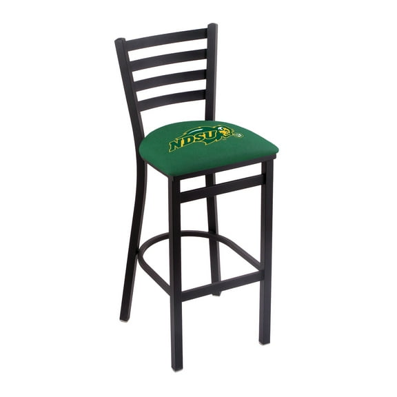 Holland Bar Stool L00425NDakSt-G 25 in. North Dakota State Counter Stool with Bison Green Logo